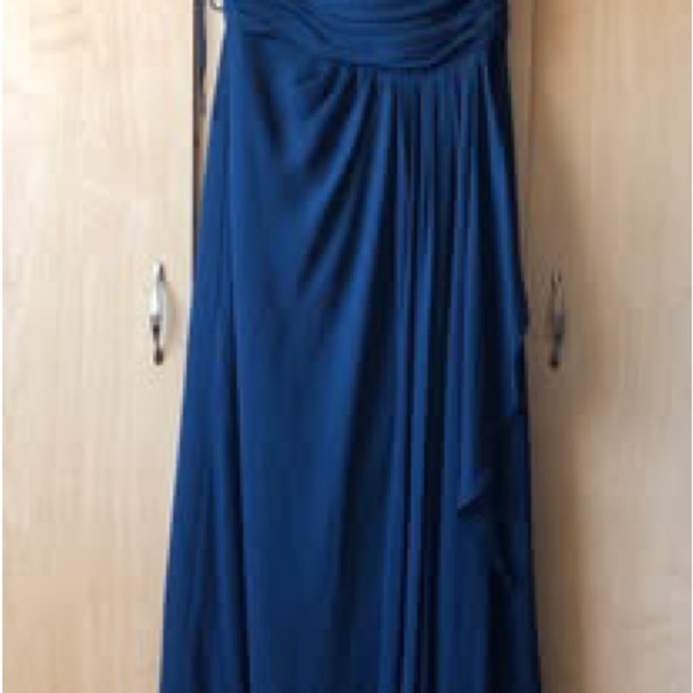 Bill Levkoff Navy Maxi Dress